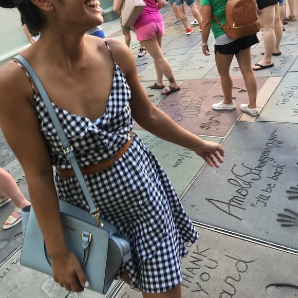 Express Dresses & Skirts - gingham print dress